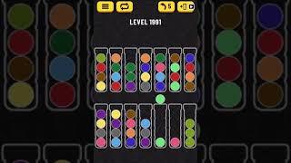 【Ball Sort Puzzle】Level.1991