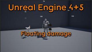 Tutorial request: Floating damage with physics - Unreal Engine 4 + Unreal Engine 5