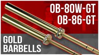 OB-86-GT / OB-80W-GT, Gold Titanium Olympic Barbells | Valor Fitness