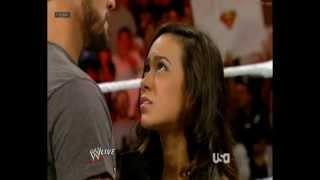 WWE RAW 07/09/12 - CM Punk Turns AJ On !