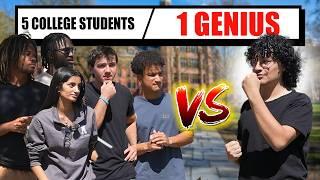 Genius vs. 5 College Students: Quiz