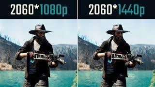 RTX 2060 1080p vs. 1440p RTX (9 Games)