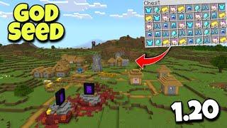 (God Seed) For Minecraft Bedrock And Pocket Edition | Seed Minecraft 1.20