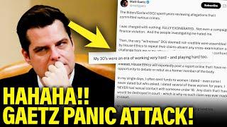 LOL! Gaetz FREAKS OUT in Public over REPORT RELEASE