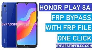 Honor Play 8a FRP Bypass (JAT-LX1) FRP Unlock With FRP FILE No Box -One Click