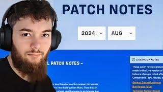 Dafran Reacts To Overwatch 12 Patch Notes + NEW Reaper SKIN