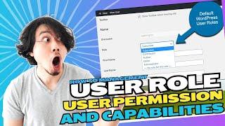 How to manage WordPress user roles and permission