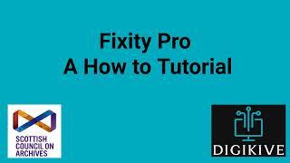 Getting Started with Digital Preservation: Fixity Pro