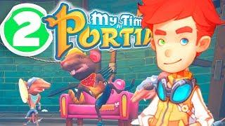 My Time at Portia прохождение | ПЕРВЫЕ БОССЫ И МИНИ-ИГРЫ! #2