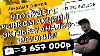 Как рынок акций РФ ведет себя в октябре? Анализируем прошлые периоды!