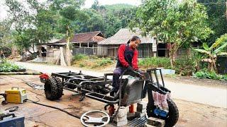 Restoring a 3000kg tricycle from old parts. Part 5: Making a protective plate