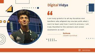 How did Digital Vidya help Soham in upskilling?