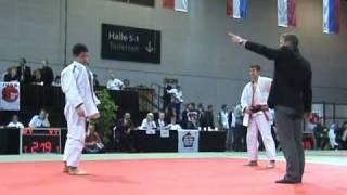 Brandon Jobb Bronze medal match vs Kazakhstan Bremen Judo international 2009