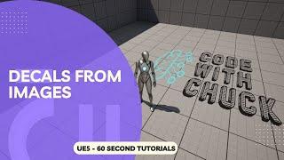 UE5 -  Make Decals From Images - Unreal Engine 5 Beginner Tutorial