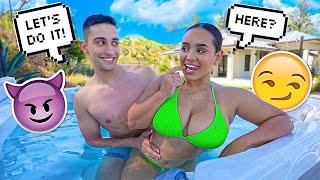 ASKING MY GIRLFRIEND TO DO "IT" IN THE HOT TUB! *GETS FREAKY*