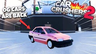 The OG Facility is BACK in Car Crushers 2! Roblox