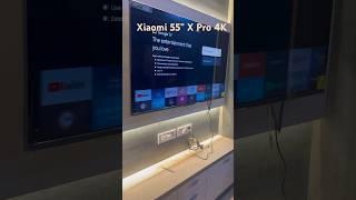 XIOMI TV (55 inches) X Pro 4K Unboxing & Installation #youtubeshorts #shorts #Google TV