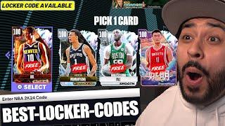 Hurry and Use the New Locker Codes for Guaranteed Free 100 Overall Option Packs! NBA 2K24 MyTeam