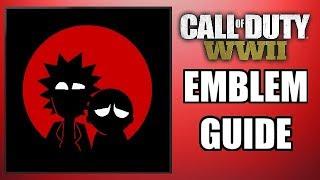 COD: WW2 - RICK & MORTY! - Easy Emblem Guide