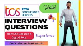 TCS Interview Success: From Prime Attempt to Digital | Cracking TCS NQT, CodeVita Success Insights