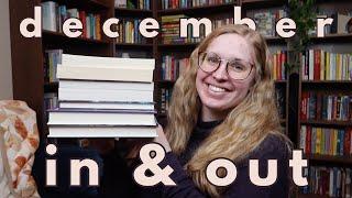 December IN & OUT || book haul and unhaul