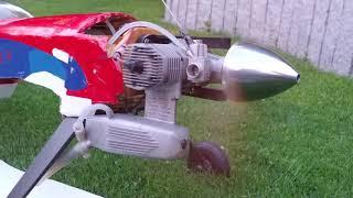 Short run of my O.S. MAX 95 AX Nitro Engine