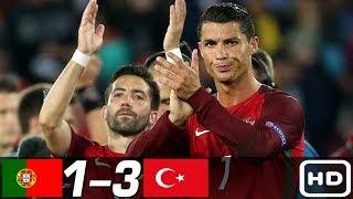 Portugal vs Turkey 1-3 - All Goals & Extended Highlights RÉSUMÉ & GOLES ( Last Match ) HD