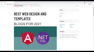 Learn ASP.NET Core MVC (.NET 5) DotNet core and amazing layout using bootstrap4 csharp