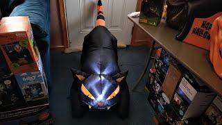 NEW FOR 2024 Gemmy Halloween Airblown Inflatable 4ft Black Cat