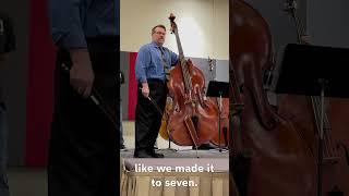 Andy Moritz on the 10 pound sound on double bass  #doublebass