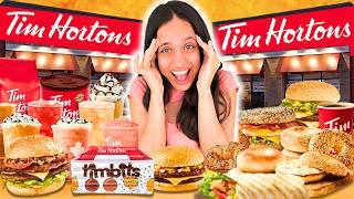 Ordered The Entire TIM HORTONS Menu For 24 Hours  *CRAZY*