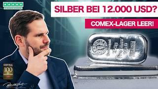 SILBER-TSUNAMI  droht: COMEX-Lager fast leer – Jetzt handeln! 