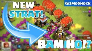 GIZMOSHOCK MISSING!? NEW BAMIHO STRATEGY! UPGRADING HOGS AND WALLS! Clash of Clans Ep. 52!