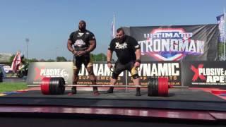 New World Record Double Deadlift by Eddie Hall & Mark Felix 850kg!! Worlds Strongest Man
