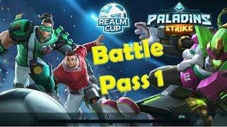 Paladins Strike Battle Pass 1 All Items, All Levels, Free Path