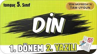 5.Sınıf Din 1.Dönem 2.Yazılıya Hazırlık  #2025