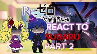 Re: Zero react to Subaru ️| Part 2 | Gacha reaction