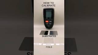 R&D TC100 Coating Thickness Gauge : (How To Calibrate to Zero)