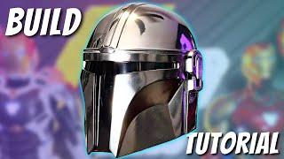 How to Make a Mandalorian Helmet | EASY Trick for a Metal Finish On Your 3D Prints!