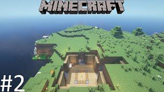 Build an Underground Base - Minecraft Survival Island Timelapse S4E2