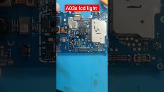 Samsung A03s (037s) lcd light problem solution | Samsung A037f, A03s display light ways jumper