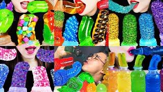 BEST Honey Jelly Mukbang Compilation || ASMR 2× Speed Eating Show