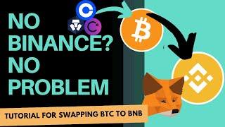 How To Swap BTC to BNB Without Binance