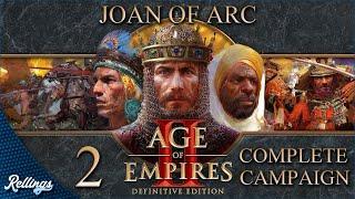 Age of Empires 2: Definitive Edition (PC) Joan of Arc | Full Campaign (No Commentary)