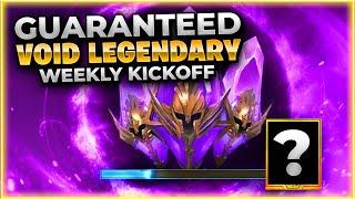 NEW GUARANTEED Legendary Event & More! Weekly Kickoff Raid: Shadow Legends