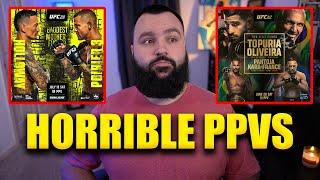 The UFC PPV Summer Lineup Is A Disgrace & Dana White Doesn't Care