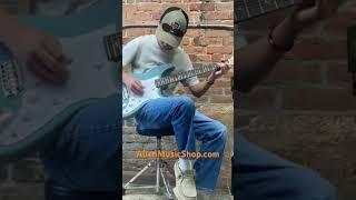 10 seconds w/ his Pride & Joy as 14 year old Maddox Oliver rocks this PRS Silver Sky SE SRV style