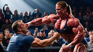 Mix Wrestling Man Vs Woman | AI Mix Wrestling | fbb muscles