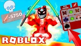 СТАЛ САМЫМ ЗЛЫМ НИНДЗЯ В ЛЕГЕНДА НИНДЗЯ! НАКОПИЛ 5000 ПЛОХОЙ КАРМЫ! ROBLOX  Ninja Legends