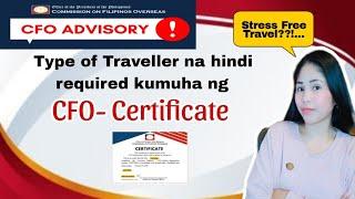 Travellers not required to get CFO Certificate 2025 #immigrationphilippines